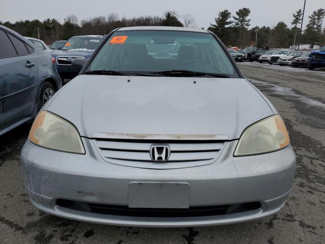 2HGES16592H543050 - 2002 HONDA CIVIC LX GRAY photo 5