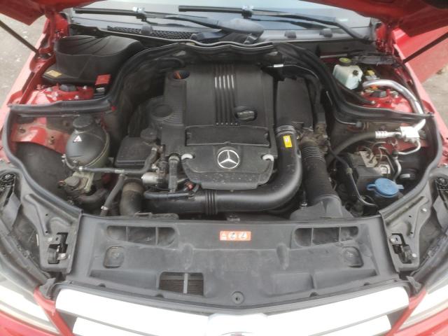 WDDGJ4HB1DF999682 - 2013 MERCEDES-BENZ C 250 RED photo 11