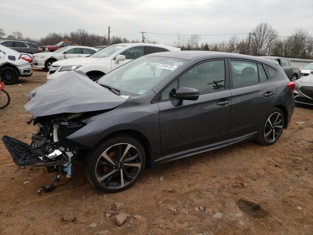 4S3GTAM64L3714176 - 2020 SUBARU IMPREZA SPORT GRAY photo 1