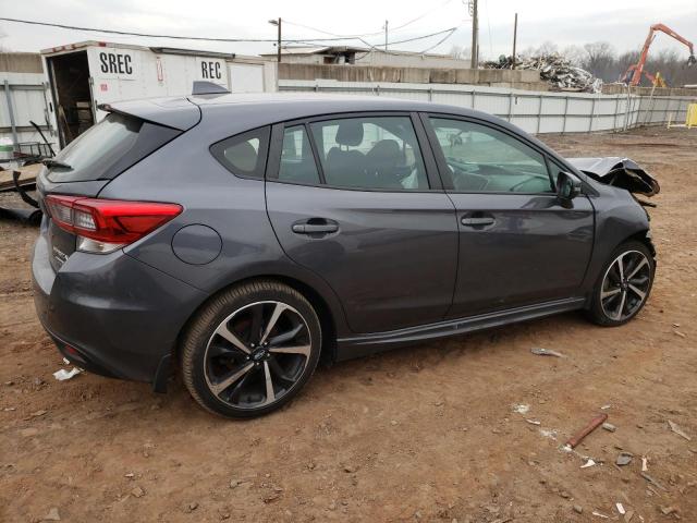 4S3GTAM64L3714176 - 2020 SUBARU IMPREZA SPORT GRAY photo 3