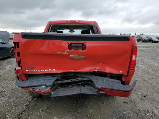 3GCRKREA1AG282203 - 2010 CHEVROLET SILVERADO K1500 LS RED photo 6