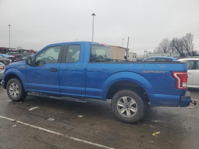 1FTEX1C83GFB24666 - 2016 FORD F150 SUPER CAB BLUE photo 2