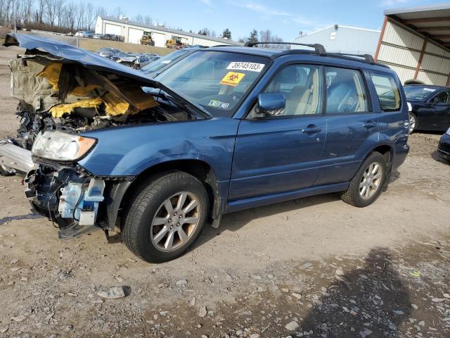 JF1SG65638H721789 - 2008 SUBARU FORESTER 2.5X PREMIUM BLUE photo 1