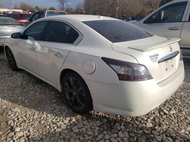 1N4AA5AP1EC431890 - 2014 NISSAN MAXIMA S WHITE photo 2