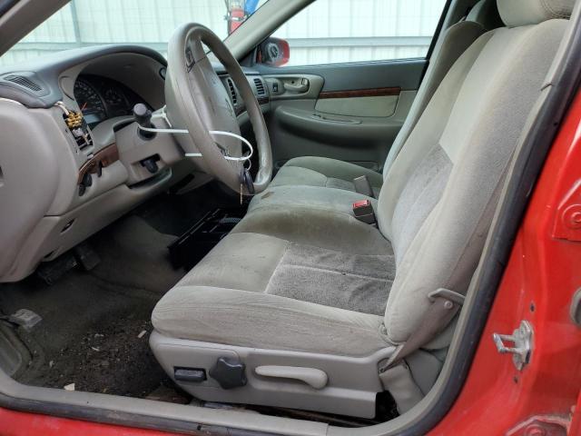 2G1WF52E549306324 - 2004 CHEVROLET IMPALA RED photo 7