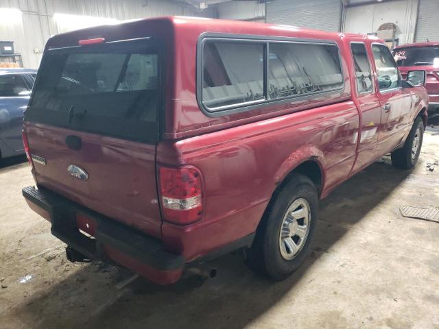 1FTYR14D39PA12417 - 2009 FORD RANGER SUPER CAB RED photo 3