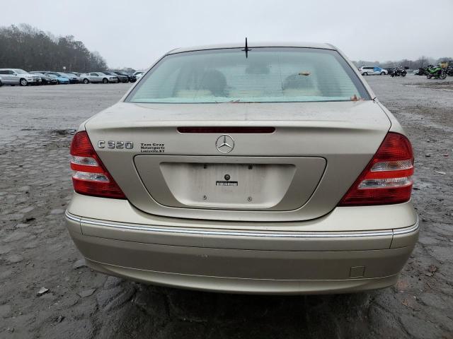 WDBRF64JX5F582185 - 2005 MERCEDES-BENZ C 320 TAN photo 6