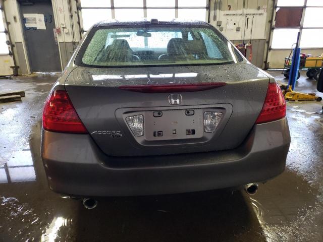 1HGCM66577A097307 - 2007 HONDA ACCORD EX GRAY photo 6