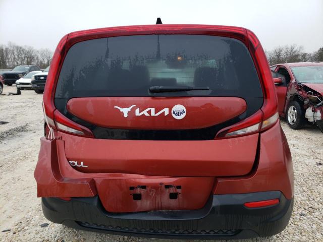 KNDJ23AU5N7828433 - 2022 KIA SOUL LX RED photo 6