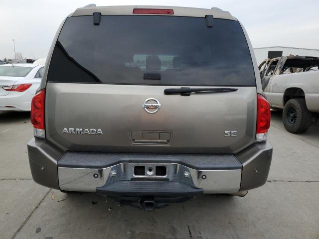 5N1AA08A96N722640 - 2006 NISSAN ARMADA SE GRAY photo 6