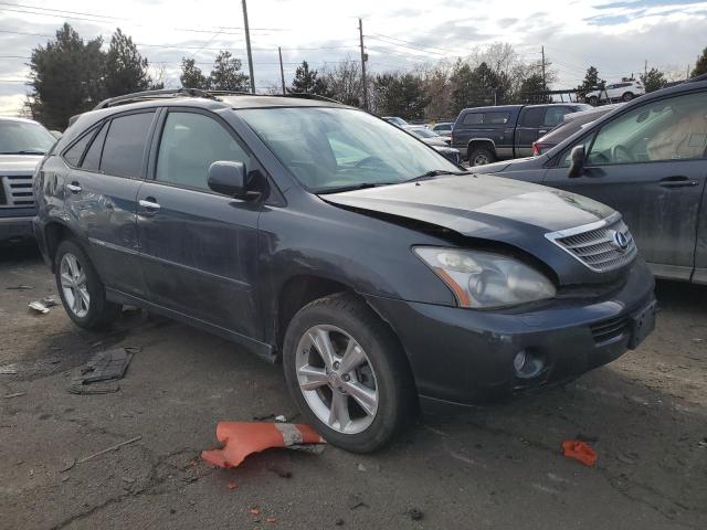 JTJHW31U982049442 - 2008 LEXUS RX 400H GRAY photo 4