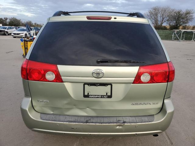 5TDZK22C38S195508 - 2008 TOYOTA SIENNA XLE GREEN photo 6