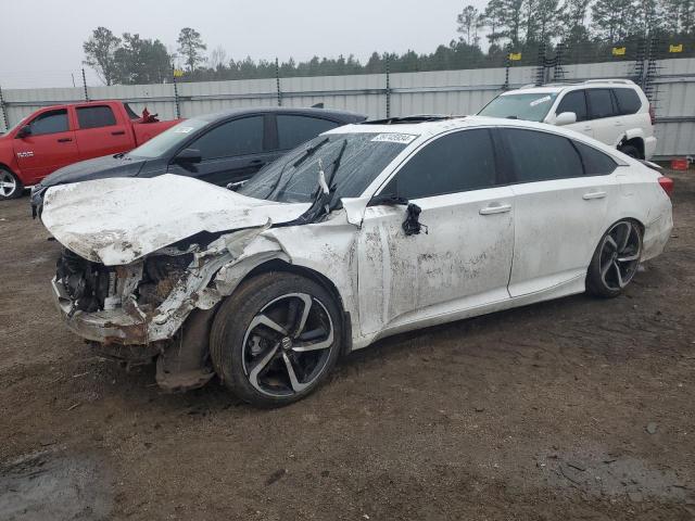 1HGCV2F38MA011065 - 2021 HONDA ACCORD SPORT WHITE photo 1