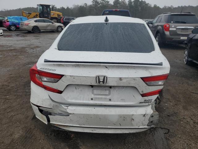 1HGCV2F38MA011065 - 2021 HONDA ACCORD SPORT WHITE photo 6