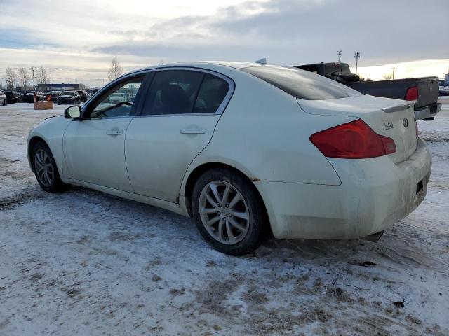 JNKBV61F68M266593 - 2008 INFINITI G35 WHITE photo 2