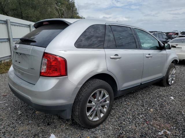 2FMDK3JC2EBA89996 - 2014 FORD EDGE SEL SILVER photo 3