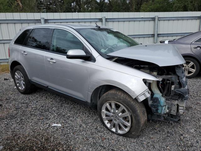 2FMDK3JC2EBA89996 - 2014 FORD EDGE SEL SILVER photo 4