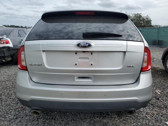 2FMDK3JC2EBA89996 - 2014 FORD EDGE SEL SILVER photo 6