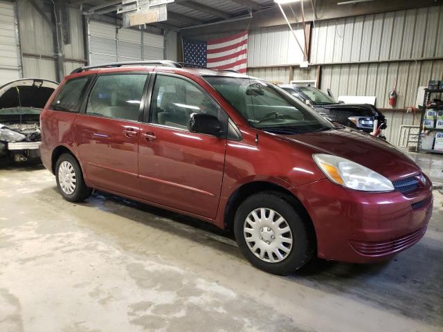 5TDZA23C75S355371 - 2005 TOYOTA SIENNA CE MAROON photo 4