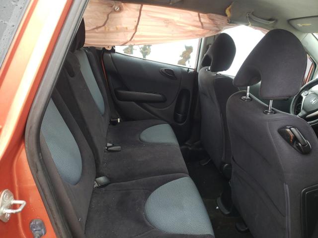 JHMGD37678S022252 - 2008 HONDA FIT SPORT ORANGE photo 10