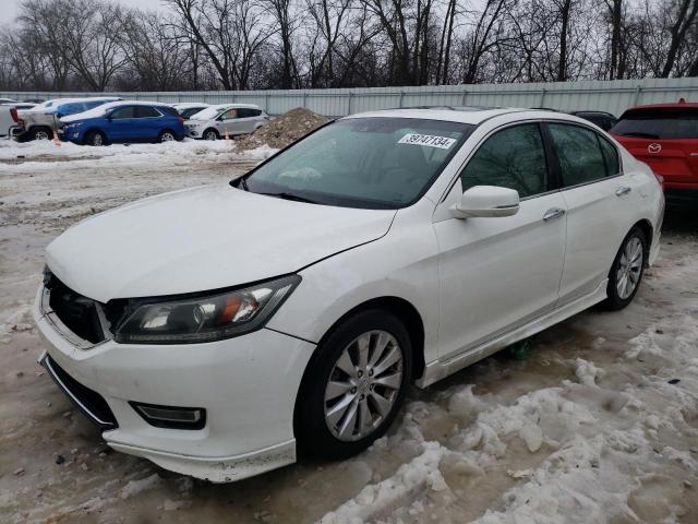 1HGCR2F89DA071582 - 2013 HONDA ACCORD EXL WHITE photo 1