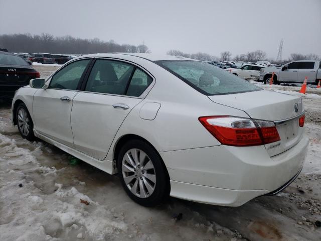 1HGCR2F89DA071582 - 2013 HONDA ACCORD EXL WHITE photo 2