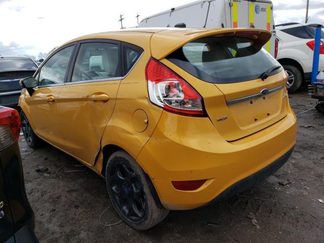 3FADP4FJ0CM114463 - 2012 FORD FIESTA SES YELLOW photo 2