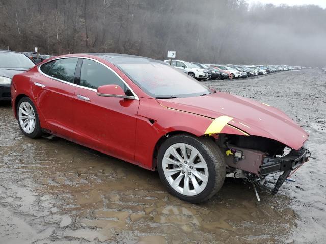 5YJSA1E25GF167861 - 2016 TESLA MODEL S Կարմիր լուսանկար 4