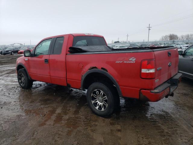 1FTPX14544NC45432 - 2004 FORD F150 RED photo 2