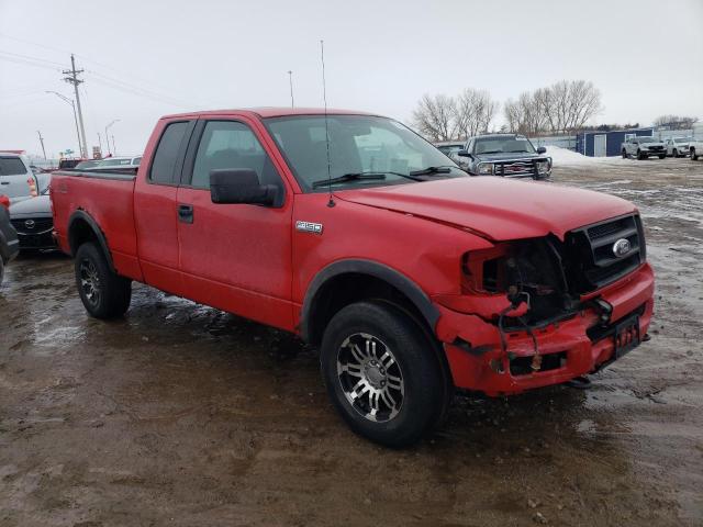 1FTPX14544NC45432 - 2004 FORD F150 RED photo 4