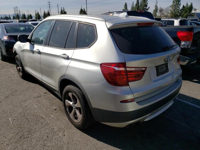 5UXWX5C55BL704107 - 2011 BMW X3 XDRIVE28I SILVER photo 2