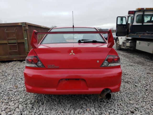 JA3AH86C46U037226 - 2006 MITSUBISHI LANCER EVOLUTION RED photo 6