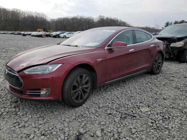 5YJSA1DP6CFS00633 - 2012 TESLA MODEL S ბურგუნდია ფოტო 1