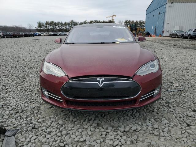 5YJSA1DP6CFS00633 - 2012 TESLA MODEL S ბურგუნდია ფოტო 5