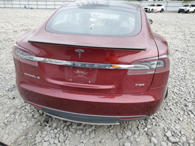 5YJSA1DP6CFS00633 - 2012 TESLA MODEL S ბურგუნდია ფოტო 6