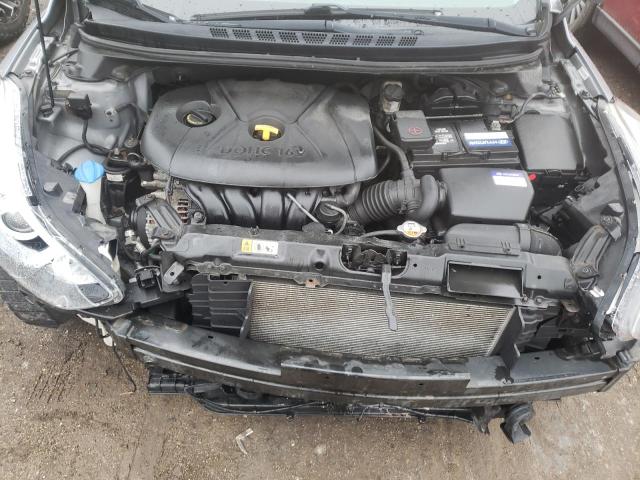 KMHDH4AE2EU142907 - 2014 HYUNDAI ELANTRA SE GRAY photo 11