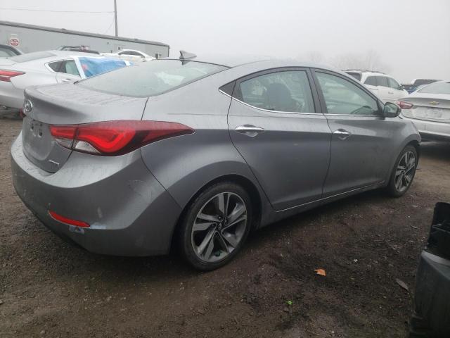 KMHDH4AE2EU142907 - 2014 HYUNDAI ELANTRA SE GRAY photo 3