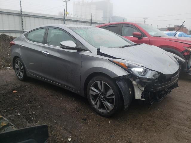 KMHDH4AE2EU142907 - 2014 HYUNDAI ELANTRA SE GRAY photo 4