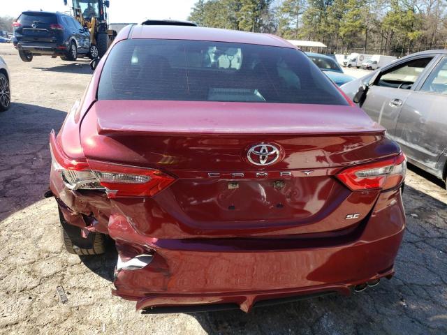 4T1B11HK8JU542602 - 2018 TOYOTA CAMRY L BURGUNDY photo 6