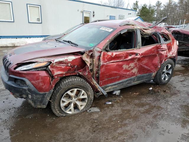 1C4PJMBS0HW501111 - 2017 JEEP CHEROKEE TRAILHAWK 红色 照片 1