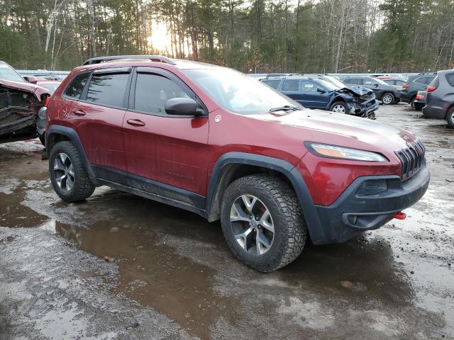 1C4PJMBS0HW501111 - 2017 JEEP CHEROKEE TRAILHAWK RED photo 4