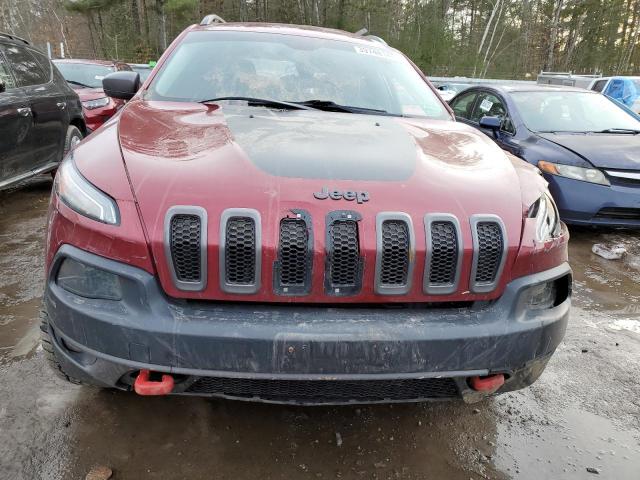 1C4PJMBS0HW501111 - 2017 JEEP CHEROKEE TRAILHAWK RED photo 5