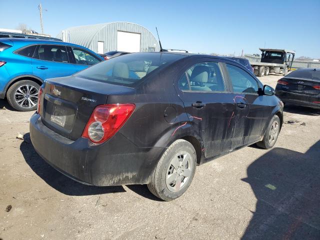1G1JA5SH9E4223082 - 2014 CHEVROLET SONIC LS 黑色 照片 3
