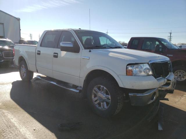 1FTPW14548FA44052 - 2008 FORD F150 SUPERCREW WHITE photo 4