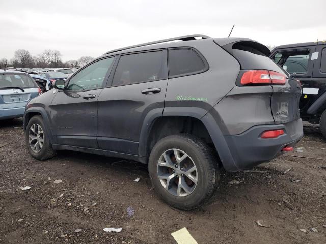 1C4PJMBS1EW163262 - 2014 JEEP CHEROKEE TRAILHAWK GRAY photo 2