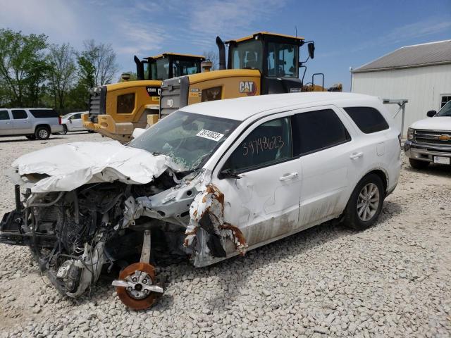 1C4SDJFT2KC631998 - 2019 DODGE DURANGO SSV WHITE photo 1