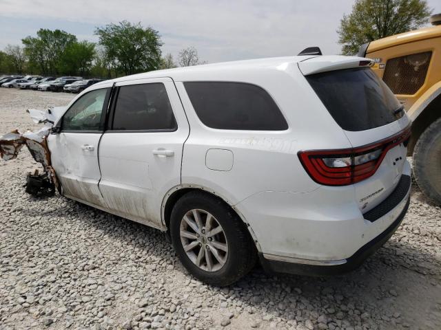 1C4SDJFT2KC631998 - 2019 DODGE DURANGO SSV WHITE photo 2