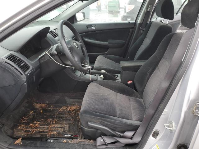 1HGCM56445L000034 - 2005 HONDA ACCORD LX SILVER photo 7