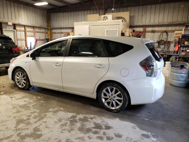 JTDZN3EU2EJ010357 - 2014 TOYOTA PRIUS V WHITE photo 2