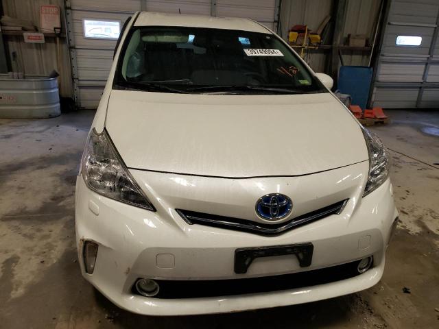 JTDZN3EU2EJ010357 - 2014 TOYOTA PRIUS V WHITE photo 5